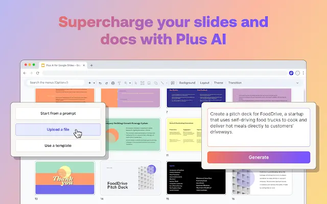 Plus AI Google Workspace Add-On