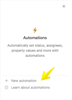 New automation