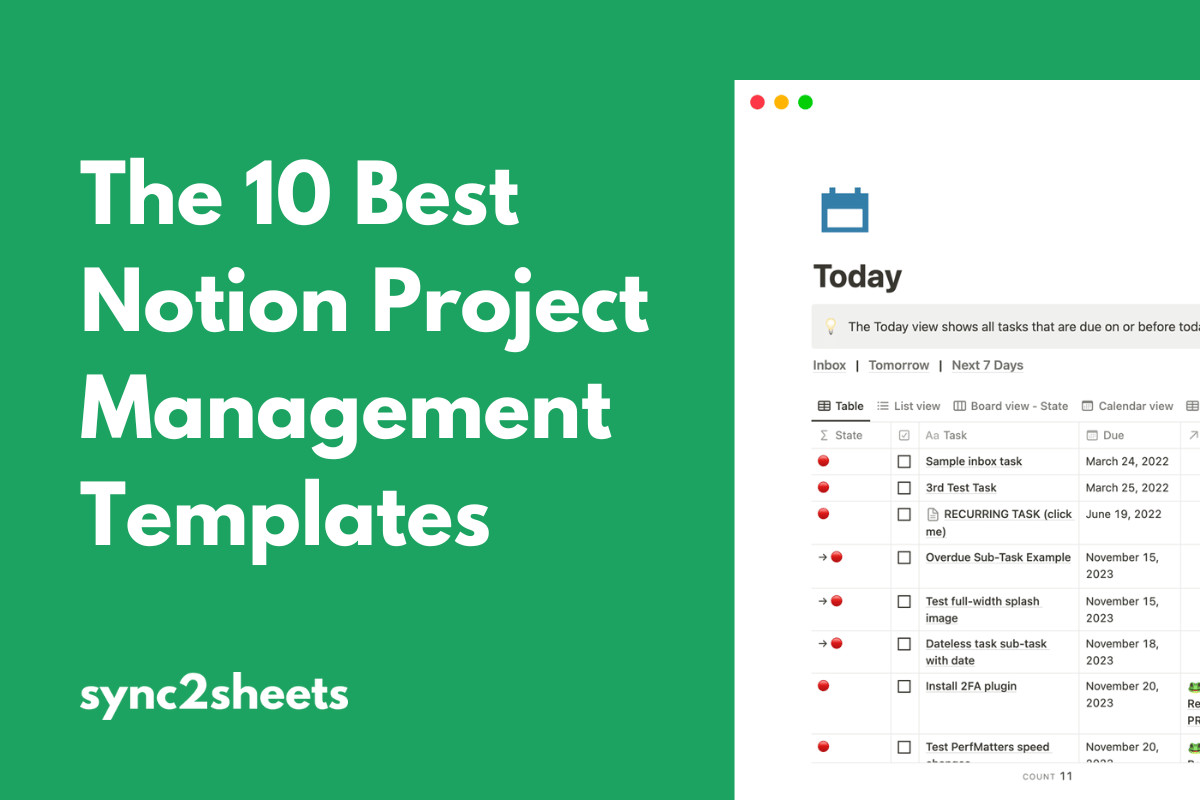 The 10 Best Notion Project Management Templates