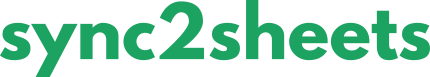 Sync2sheets Logo
